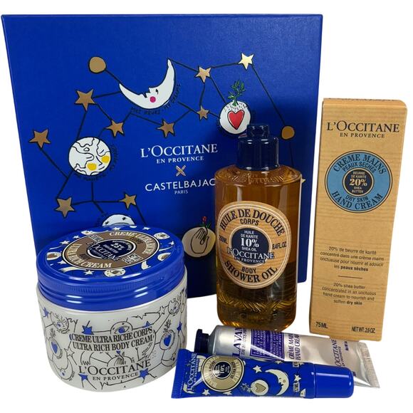 L’OCCITANE x CASTELBAJAC Gift Set Shea Butter Oil Body Cream Hand Cream Boxed - Picture 1 of 5